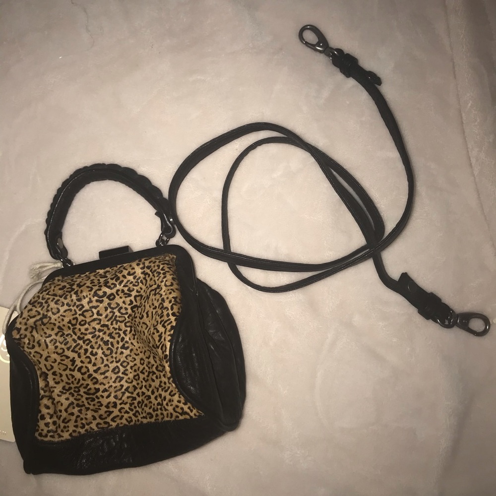 cheetah print crossbody convertible bag
